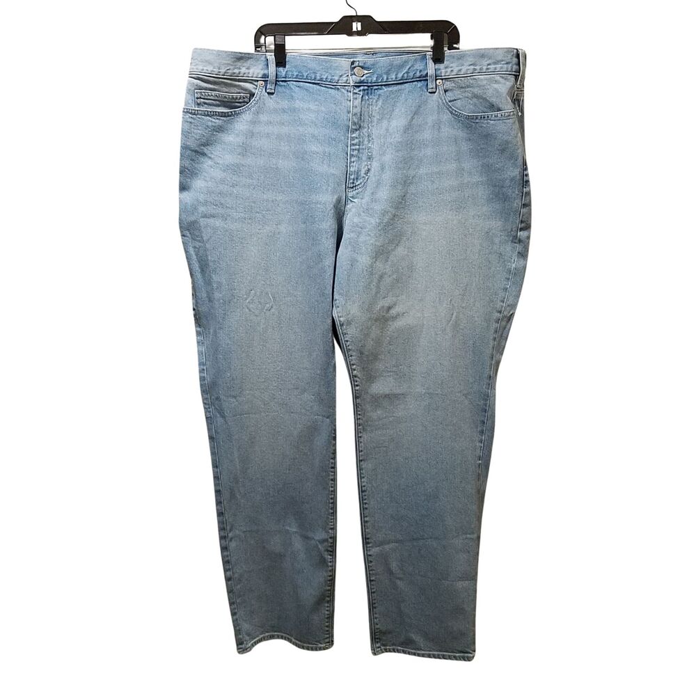 Lands’ End Jeans Women’s Size 24W Light Blue Straight Leg Denim